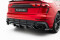 Mittlerer Cup Diffusor Heck Ansatz DTM Look passend für Audi RSQ8 Mk1 Facelift schwarz Hochglanz