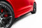 Seitenschweller Ansatz Cup Leisten für Audi RSQ8 Mk1 Facelift schwarz Hochglanz