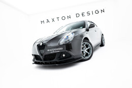Cup Spoilerlippe Front Ansatz passend für Alfa Romeo Giulietta Zender schwarz Hochglanz