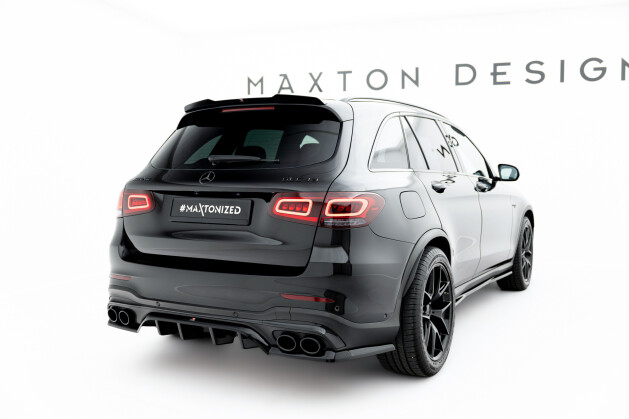Heck Spoiler Aufsatz Abrisskante passend für Mercedes-AMG GLC 43 SUV X253 Facelift schwarz Hochglanz