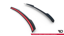 Heck Spoiler Aufsatz Abrisskante passend für Mercedes-AMG GLC 43 SUV X253 FL schwarz Hochglanz