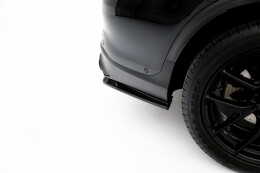 Mittlerer Cup Diffusor Heck Ansatz DTM Look passend für Mercedes-AMG GLC 43 SUV X253 Facelift schwarz Hochglanz