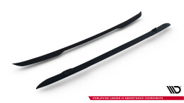 Heck Spoiler Aufsatz Abrisskante passend für Peugeot Expert Mk3 schwarz Hochglanz