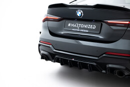 Heck Ansatz Diffusor für BMW 4er M-Paket G22 / G23 / G22 Facelift / G23 Facelift schwarz Hochglanz