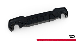 Heck Ansatz Diffusor für BMW 4er M-Paket G22 / G23 / G22 Facelift / G23 Facelift schwarz Hochglanz