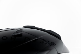 Heck Spoiler Aufsatz Abrisskante passend für Renault Megane E-Tech Electric Mk1 schwarz Hochglanz