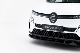 Cup Spoilerlippe Front Ansatz passend für Renault Megane E-Tech Electric Mk1 schwarz Hochglanz