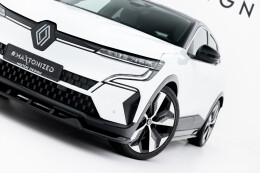 Cup Spoilerlippe Front Ansatz passend für Renault Megane E-Tech Electric Mk1 schwarz Hochglanz