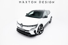 Cup Spoilerlippe Front Ansatz passend für Renault Megane E-Tech Electric Mk1 schwarz Hochglanz