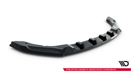 Cup Spoilerlippe Front Ansatz passend für Renault Megane E-Tech Electric Mk1 schwarz Hochglanz