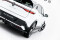 Mittlerer Cup Diffusor Heck Ansatz DTM Look passend für Renault Megane E-Tech Electric Mk1 schwarz Hochglanz
