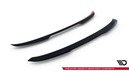 Heck Spoiler Aufsatz Abrisskante passend für VW Tiguan Mk3 schwarz Hochglanz