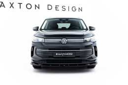 Cup Spoilerlippe Front Ansatz V.1 passend für VW Tiguan Mk3 schwarz Hochglanz