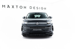 Cup Spoilerlippe Front Ansatz V.2 passend für VW Tiguan Mk3 schwarz Hochglanz