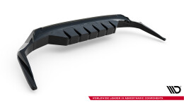 Mittlerer Cup Diffusor DTM Look Heck Ansatz für Lexus UX F-Sport Mk1 schwarz Hochglanz