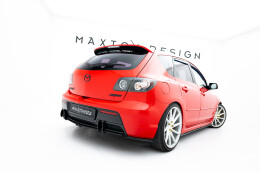 Street Pro Heck Ansatz Flaps Diffusor für Mazda 3 MPS Mk1 EU Version ROT