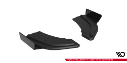 Street Pro Heck Ansatz Flaps Diffusor + Flaps für Mazda 3 MPS Mk1 EU Version schwarz Hochglanz