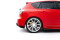 Street Pro Heck Ansatz Diffusor + Flaps passend für Mazda 3 MPS Mk1 EU Version SCHWARZ