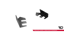 Hintere Seiten Flaps passend für Mazda 3 MPS Mk1 EU Version schwarz Hochglanz