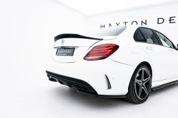 Heck Ansatz Flaps Diffusor passend für Mercedes-Benz...