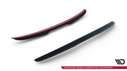 Heck Spoiler Aufsatz Abrisskante passend für Porsche Panamera GTS Sport Turismo 971 Facelift schwarz Hochglanz