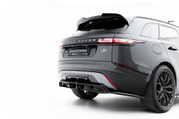 Mittlerer Cup Diffusor DTM Look Heck Ansatz V.2 passend für Land Rover Range Rover Velar R-Dynamic Mk1 schwarz Hochglanz