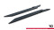 Seitenschweller Ansatz Cup Leisten passend für V.1 passend für Porsche 911 Carrera Sport Design 992 schwarz Hochglanz