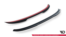Heck Spoiler Aufsatz Abrisskante passend für BMW 4er Cabrio F33 schwarz Hochglanz