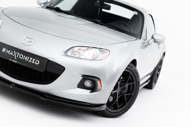 Cup Spoilerlippe Front Ansatz passend für Mazda MX-5 Mk3 (NC) Facelift schwarz Hochglanz