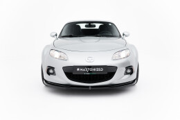 Cup Spoilerlippe Front Ansatz passend für Mazda MX-5 Mk3 (NC) Facelift schwarz Hochglanz