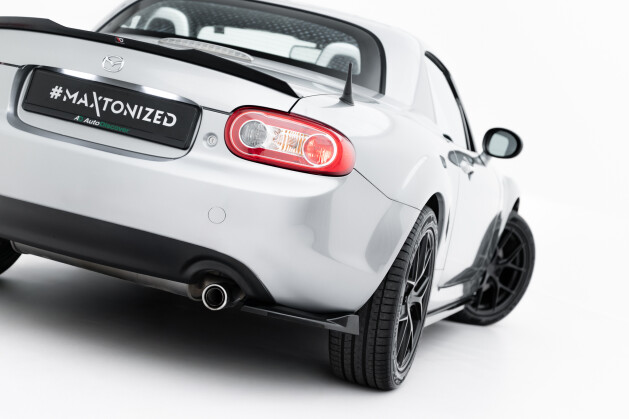 Street+ Heck Ansatz Flaps passend für Mazda MX-5 Mk3 (NC) FL schwarz Hochglanz