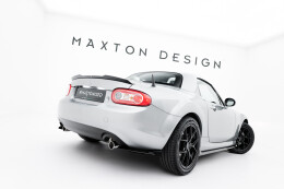 Heck Ansatz Flaps Diffusor passend für Mazda MX-5 Mk3 (NC) Facelift schwarz Hochglanz