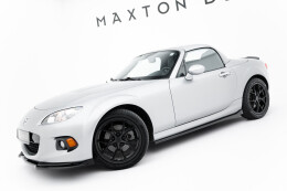 Seitenschweller Ansatz Cup Leisten passend für Mazda MX-5 Mk3 (NC) Facelift schwarz Hochglanz
