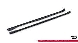 Seitenschweller Ansatz Cup Leisten passend für Mazda MX-5 Mk3 (NC) Facelift schwarz Hochglanz