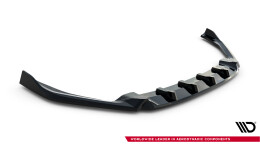 Cup Spoilerlippe Front Ansatz V.5 für Skoda Octavia RS Mk4 schwarz Hochglanz