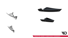 Stoßstangen Flaps Wings vorne Canards passend für Skoda Octavia RS Mk4