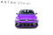 Cup Spoilerlippe Front Ansatz V.1 passend für VW Golf R Mk8 Facelift schwarz Hochglanz