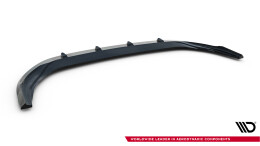 Cup Spoilerlippe Front Ansatz V.2 passend für VW Golf R Mk8 Facelift schwarz Hochglanz