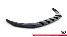 Cup Spoilerlippe Front Ansatz V.3 passend für VW Golf R Mk8 Facelift schwarz Hochglanz