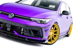 Cup Spoilerlippe Front Ansatz V.3 + Flaps für VW Golf R Mk8 Facelift