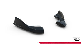 Heck Ansatz Flaps Diffusor V.7 passend für VW Golf R Mk8 / Mk8 Facelift schwarz Hochglanz