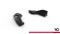 Heck Ansatz Flaps Diffusor V.7 für VW Golf R  Mk8 / Mk8 Facelift schwarz Hochglanz