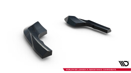 Heck Ansatz Flaps Diffusor V.8 für VW Golf R  Mk8 / Mk8 Facelift schwarz Hochglanz