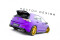 Heck Ansatz Flaps Diffusor V.8 für VW Golf R  Mk8 / Mk8 Facelift schwarz Hochglanz