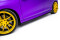Seitenschweller Ansatz Cup Leisten für V.4 VW Golf R  Mk8 / Mk8 Facelift schwarz Hochglanz