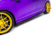 Seitenschweller Ansatz Cup Leisten für V.5 VW Golf R  Mk8 / Mk8 Facelift schwarz Hochglanz
