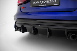 Heck Ansatz Diffusor für Audi S3 Limousine 8Y Facelift