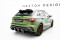 Heck Ansatz Diffusor für Audi S3 Sportback 8Y Facelift schwarz Hochglanz