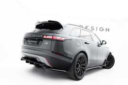 Street+ Mittlerer Diffusor RACE Heck Ansatz V.2 passend für Land Rover Range Rover Velar R-Dynamic Mk1 schwarz Hochglanz