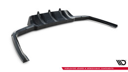 Street+ Mittlerer Diffusor RACE Heck Ansatz V.2 passend für Land Rover Range Rover Velar R-Dynamic Mk1 schwarz Hochglanz